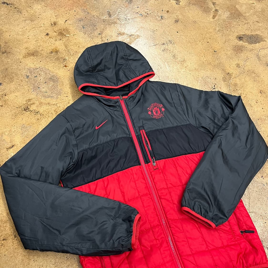 [정품/95,m] 나이키 맨유 리버시블 양면 패딩 자켓 b8 상품이미지2