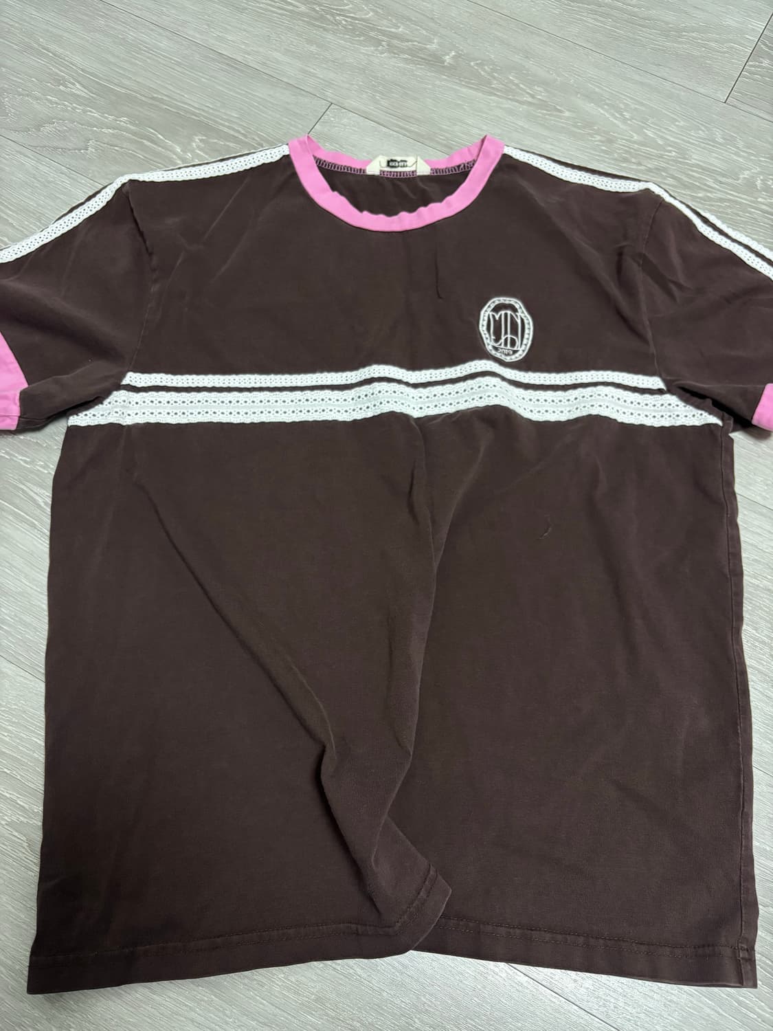 문선 레이스 반팔 s 상품이미지1