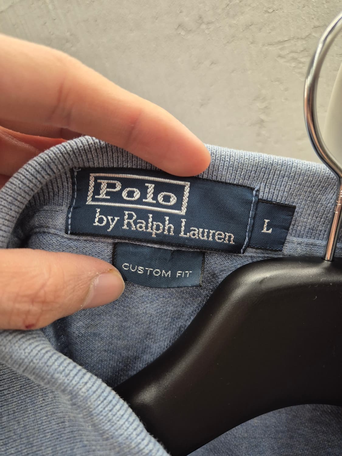 폴로 랄프로렌 반팔 폴로셔츠 블루 L 상품이미지5