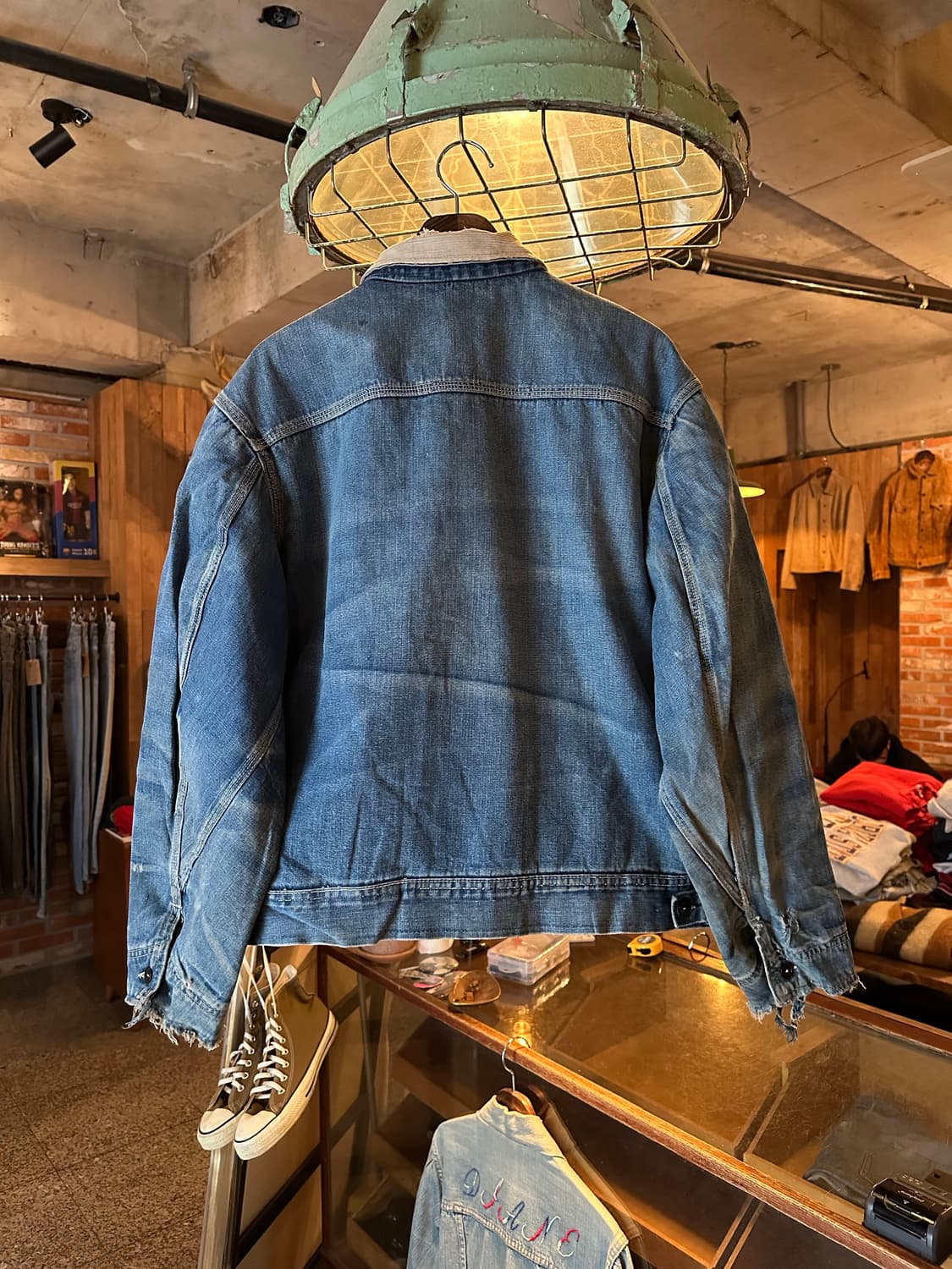 70s USA LEE 빈티지 리 191LB 데님 워크 자켓 상품이미지7