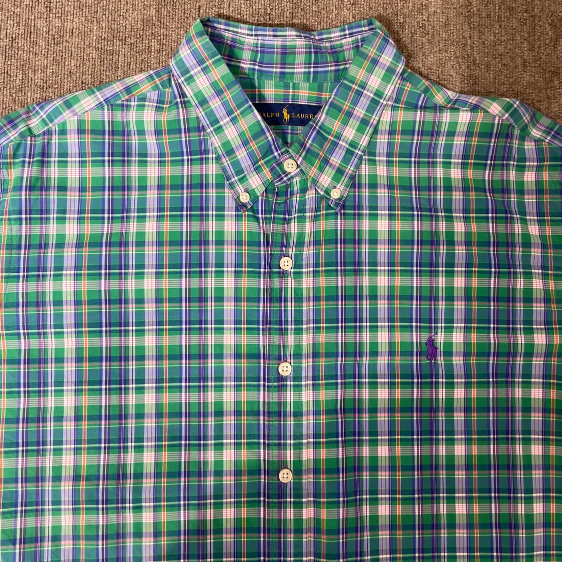  (2XL) POLO 폴로 랄프로렌 체크 셔츠 상품이미지4