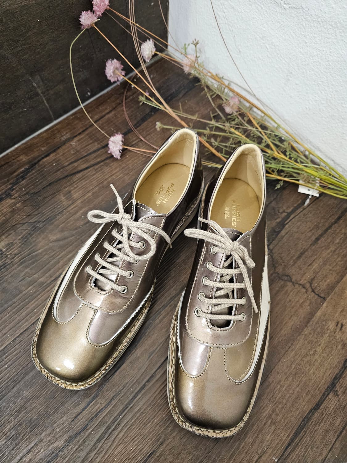 Hush Puppies 골드 스퀘어 스니커즈 상품이미지2