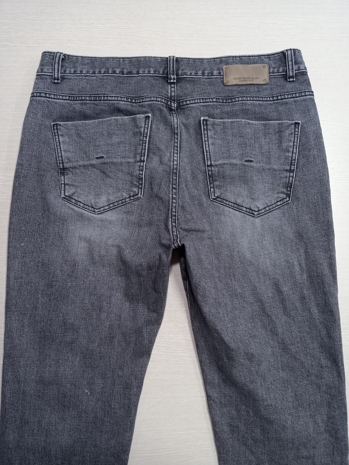 34 HALB KREIS Kor 스판 슬림일자진 다크그레이 34-538 상품이미지4