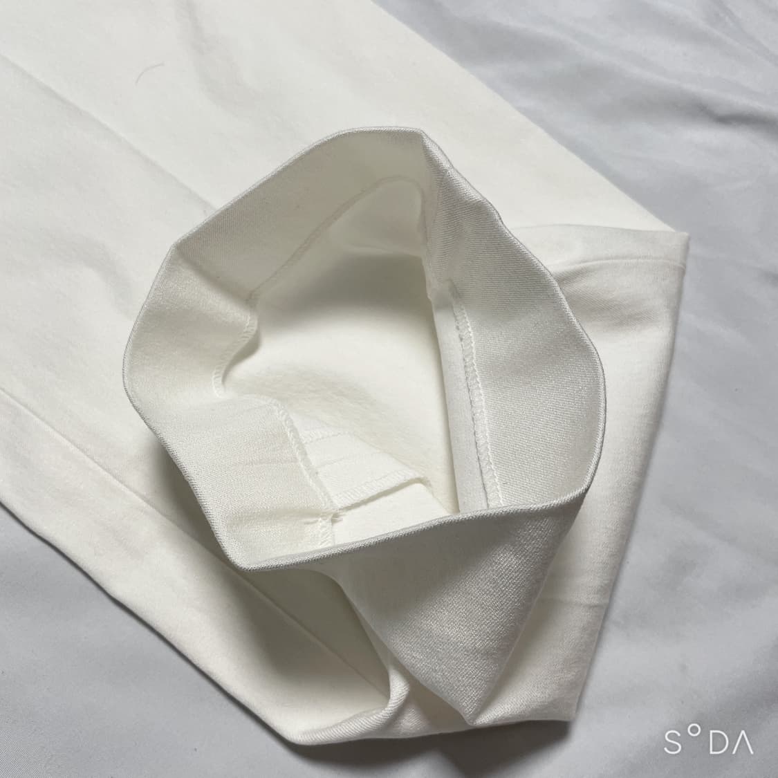 Recto 렉토 화이트 벨티드 면팬츠 바지 상품이미지7