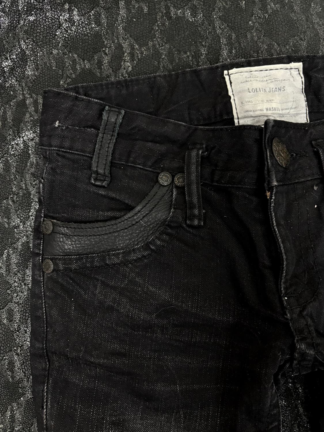 “Lolita Jeans” 00‘s Rare Leather Detail  상품이미지8