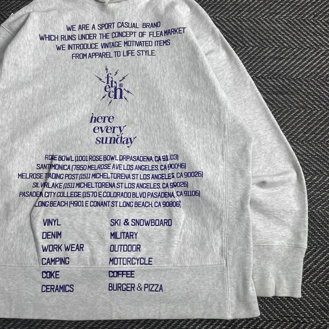 Fetch 선데이 프린팅 피그먼트 후드 티셔츠y 3819 상품이미지3