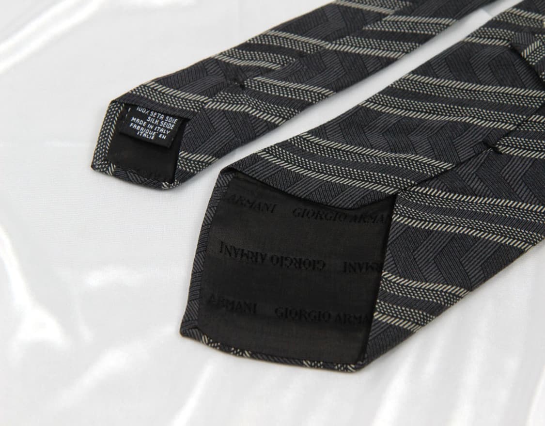 알마니 9.4cm A등급 클래식 남자 명품 넥타이 상품이미지4