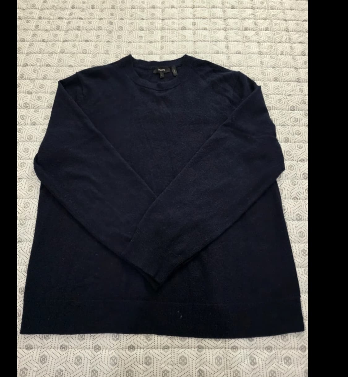 띠어리 남성 니트 L 네이비 상품이미지1