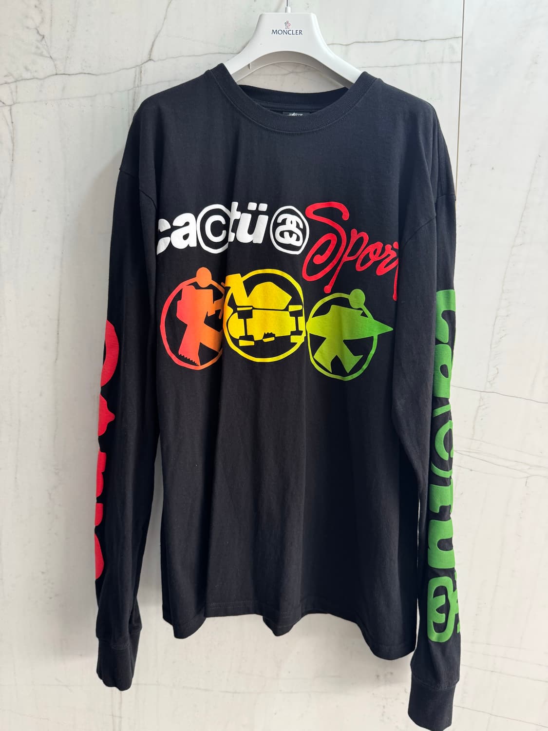 Stüssy × Cactus Plant Flea Market 콜라보 롱슬 상품이미지2