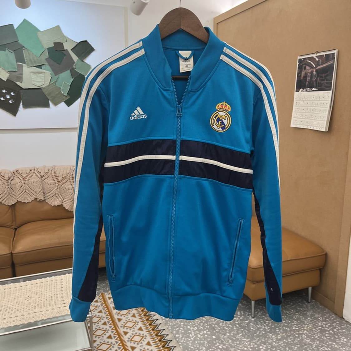 아디다스 레알마드리드 13-14 올드스쿨 레트로 져지집업 L C10751 상품이미지3