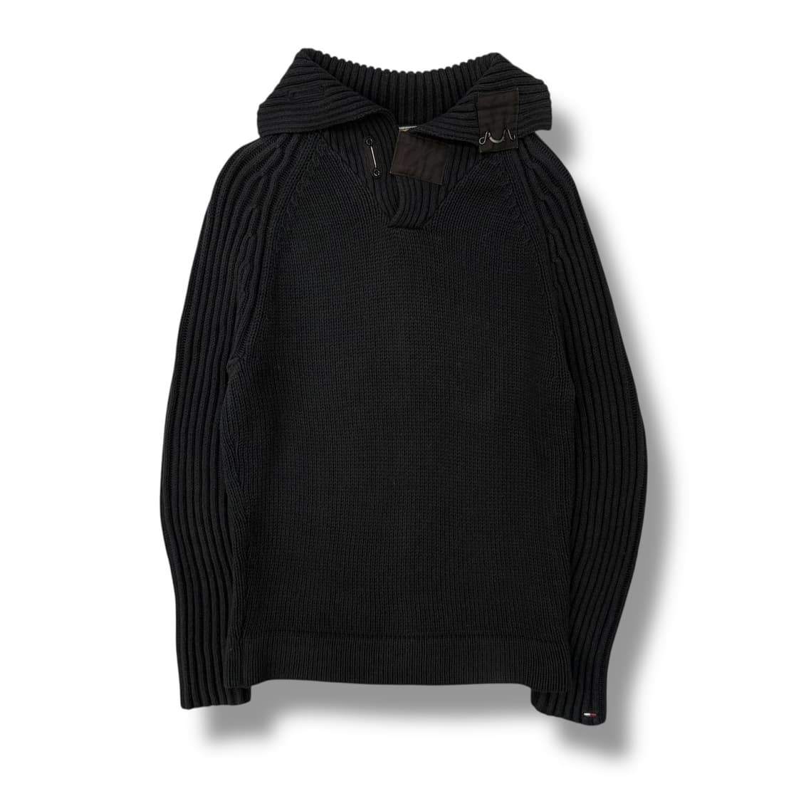 타미힐피거 하프카라 니트 r1931 상품이미지1