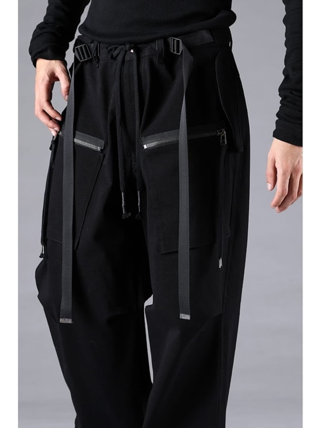 새상품 D.hygen 헤비져지 블랙 배기진 2size 상품이미지5