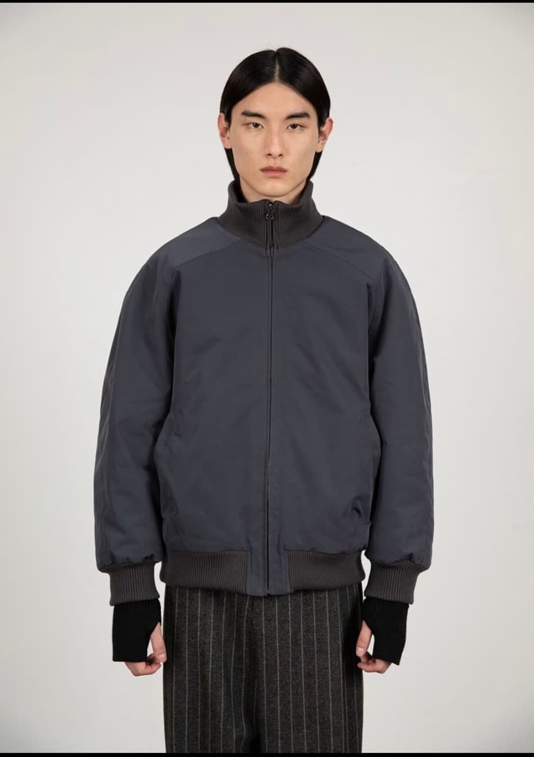 [M] 아모멘토 남성 리버시블 오버사이즈 시어링 점퍼 상품이미지1