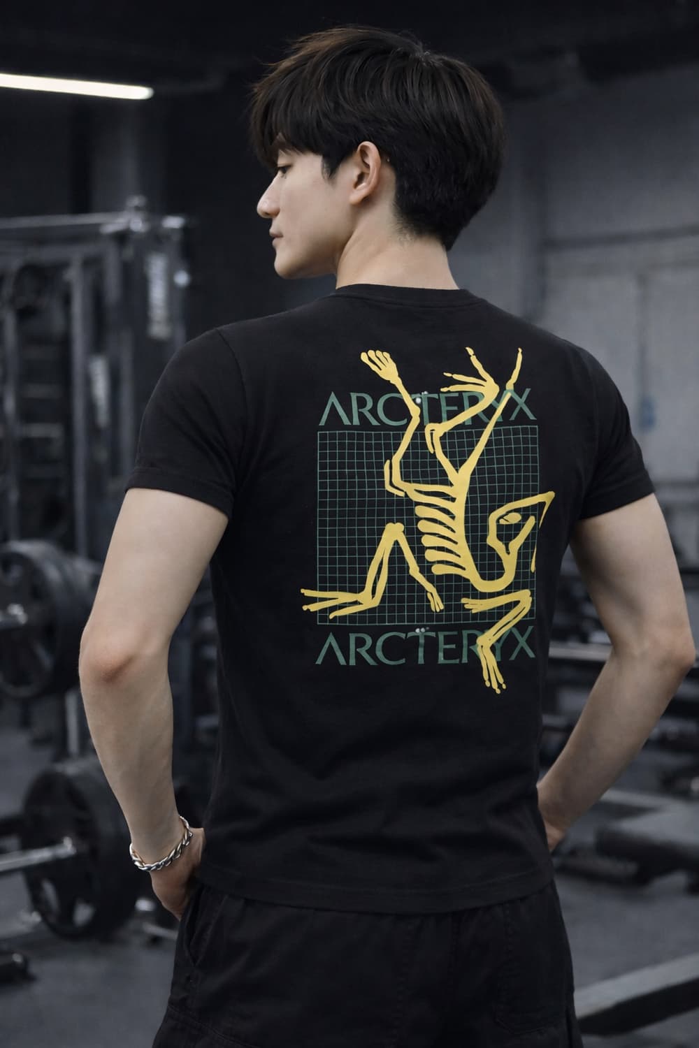 🧢 Arc’teryx 아크테릭스 스켈레톤 그래픽 반팔 티셔츠 (블랙) 상품이미지4