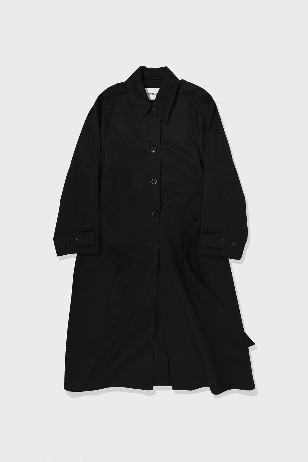 로우클래식 코트/VENTILE TRENCH COAT - BLACK 상품이미지2
