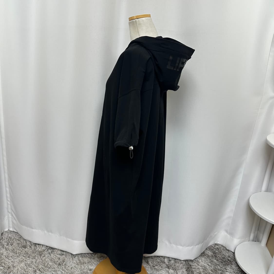   라이프워크 여자 면100% 후드 반팔원피스 FREE 상품이미지4