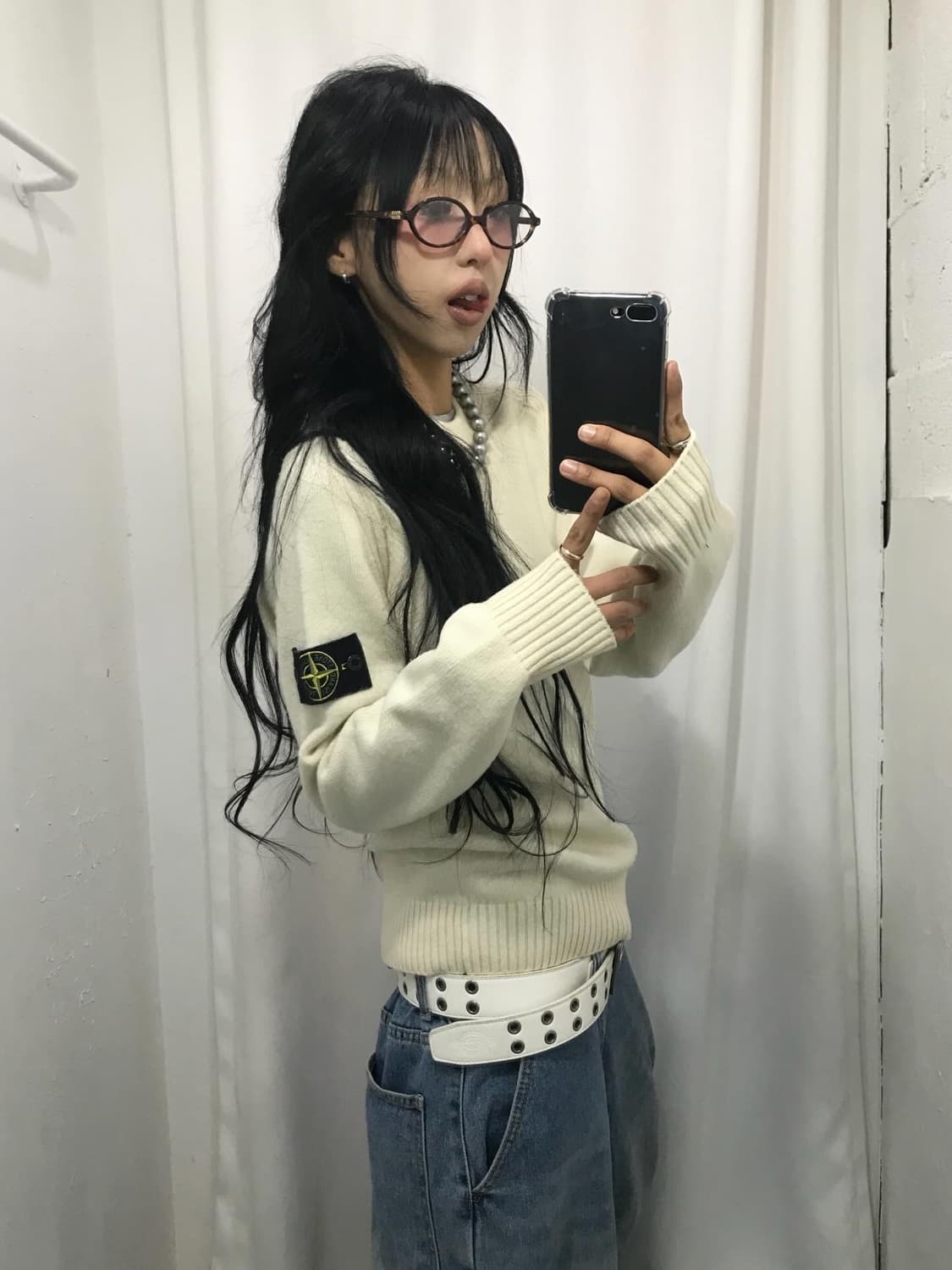 Stone island Patch Wool Sweater 상품이미지6