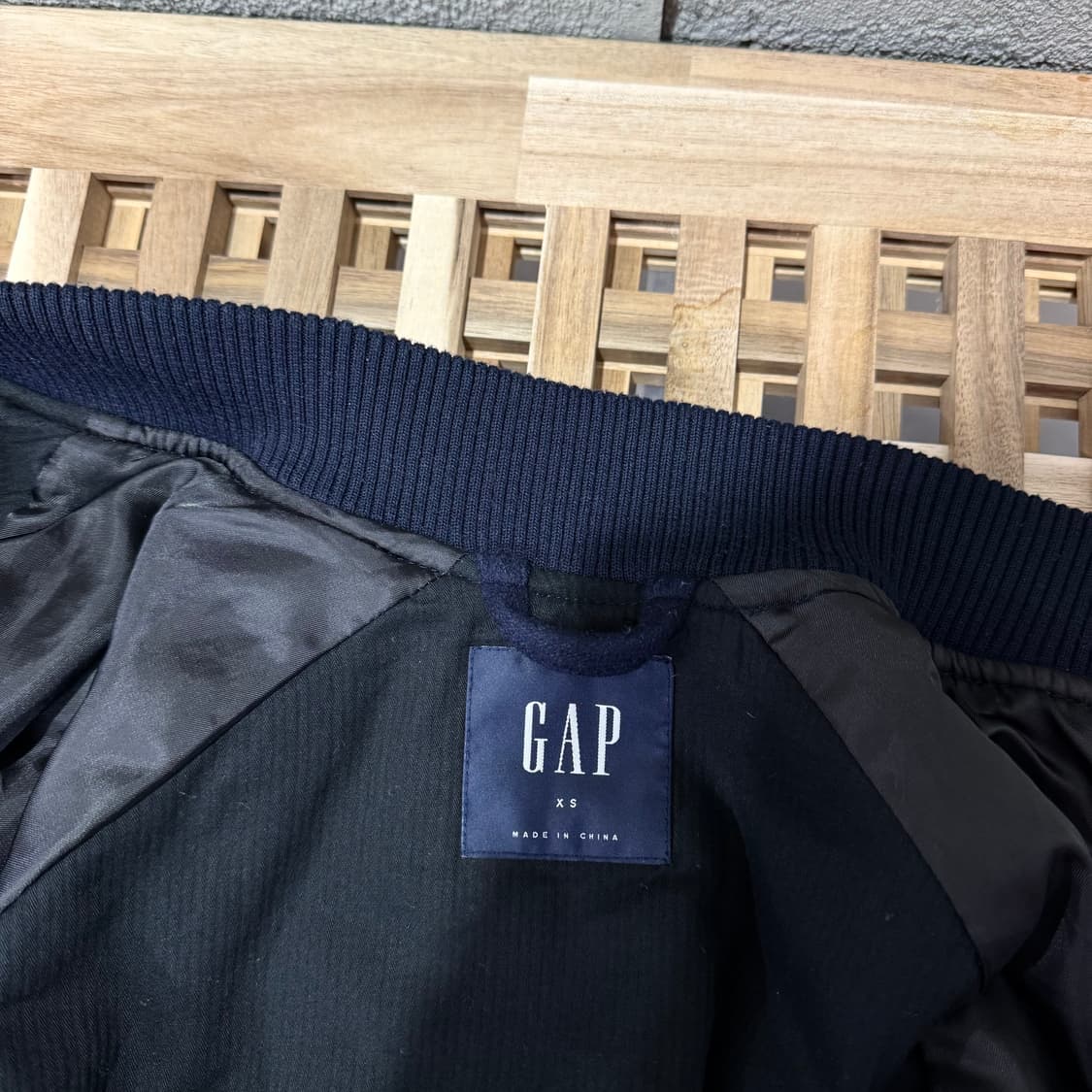 GAP 네이비 바시티 자켓 (XS)   상품이미지4