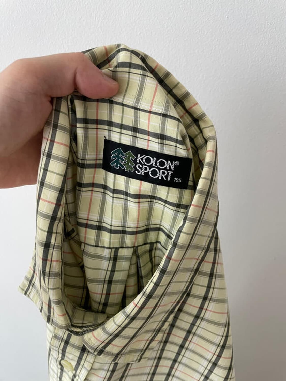 kolon sport check shirt jacket 상품이미지7