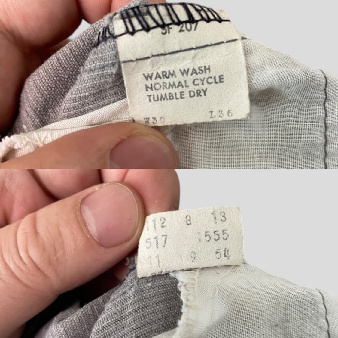 (30)70s 리바이스517 화이트탭 코듀로이 부츠컷 팬츠 상품이미지10