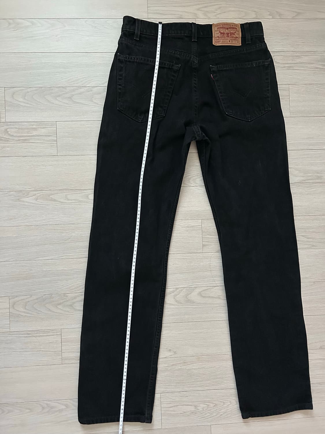 빈티지 리바이스 505 90s 흑청 usa 상품이미지8