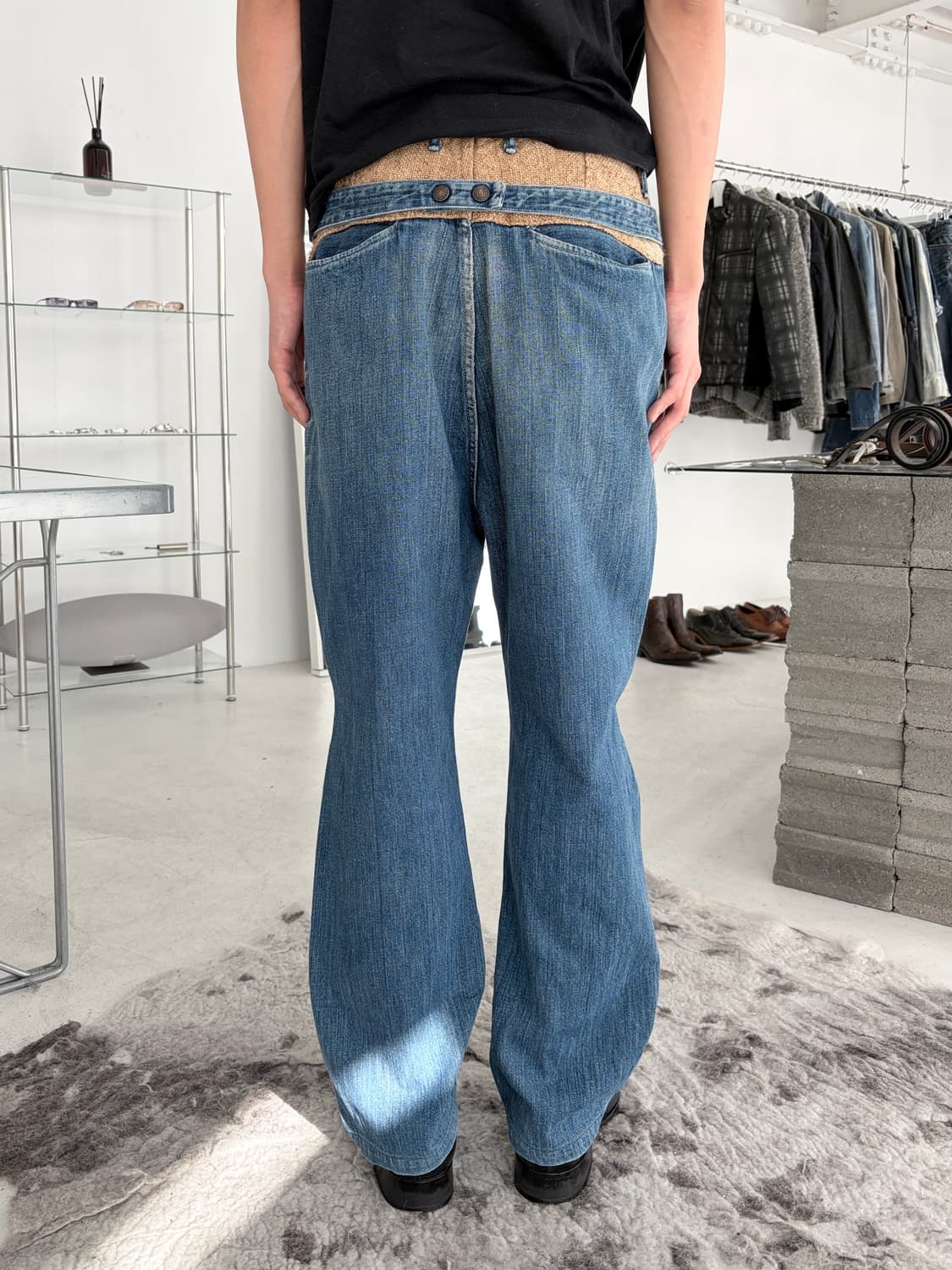 캐피탈 멀티 버튼 데님 팬츠 상품이미지2