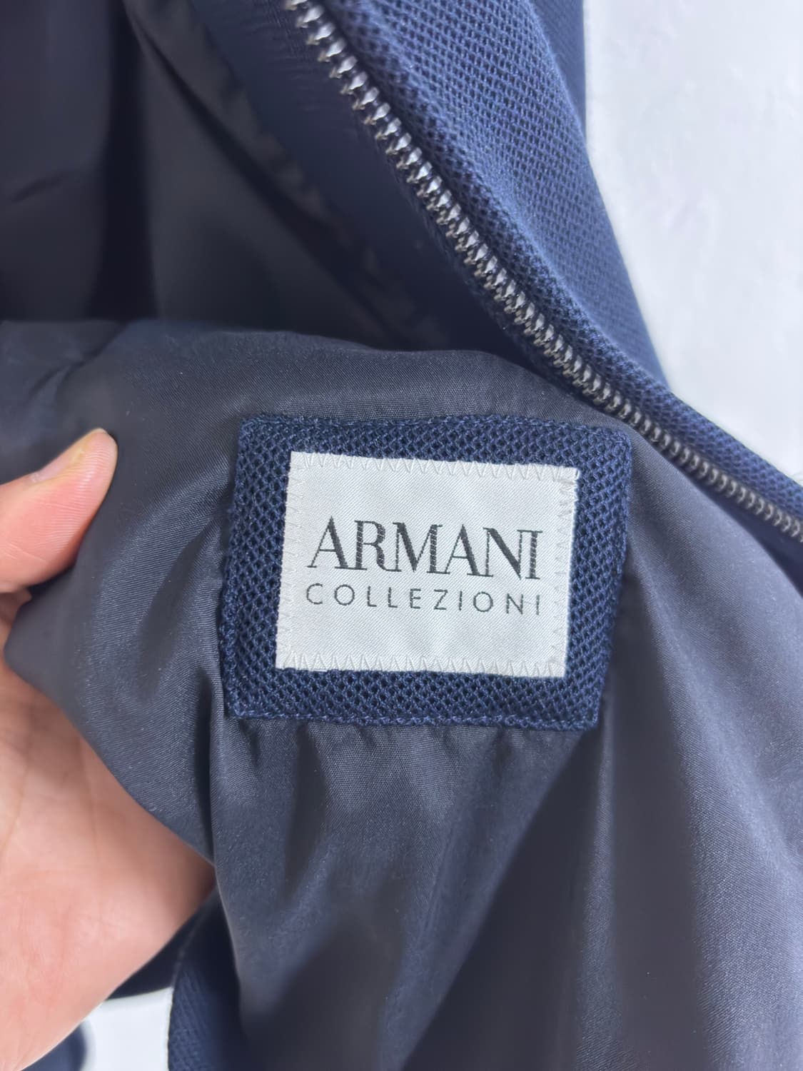 아르마니 꼴레지오니 스탠드 카라 자켓 상품이미지6