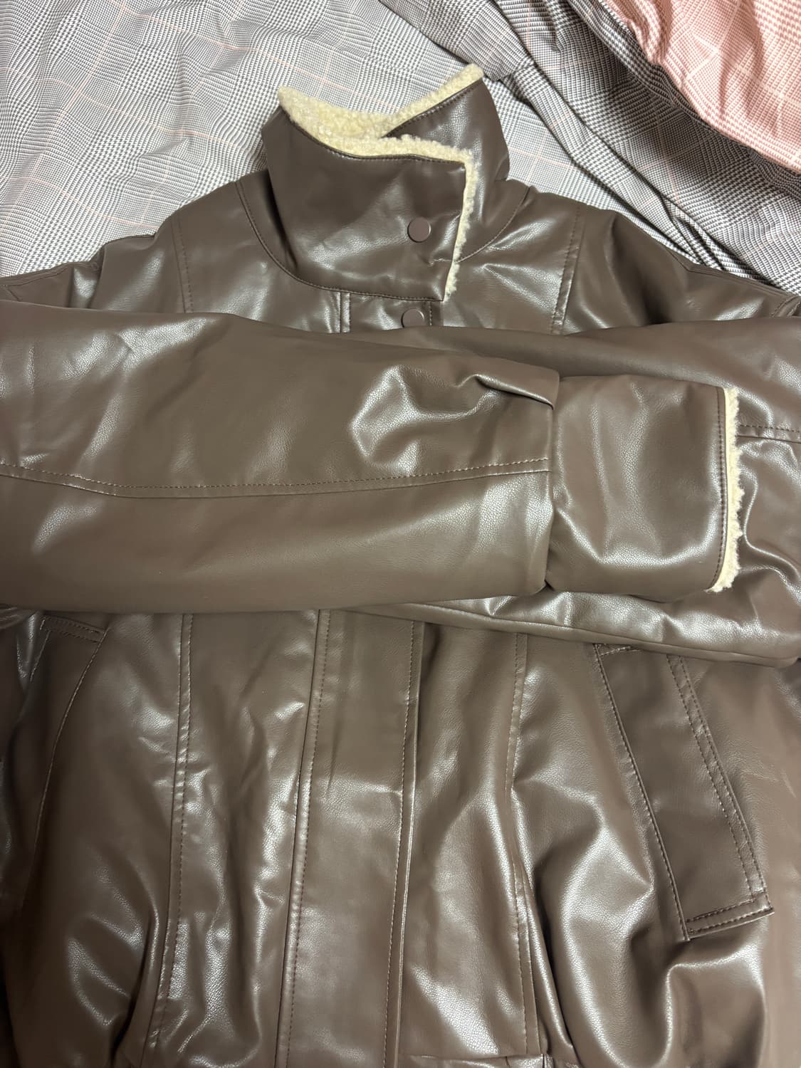 에이블리 레더자켓 상품이미지2