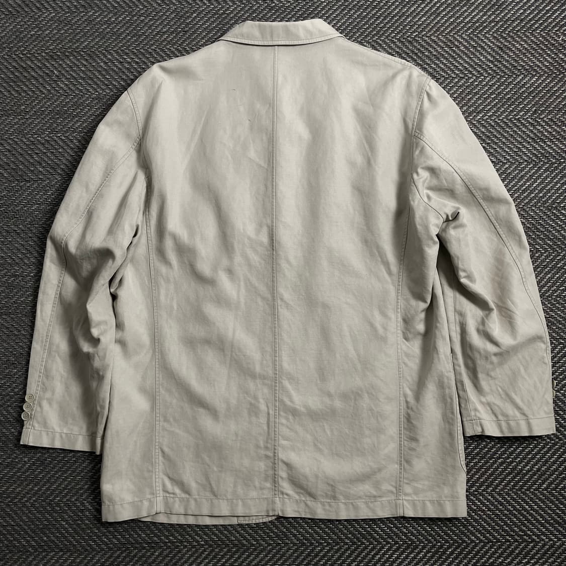 90s 입생로랑 자수로고 아카이브 치노 블레이저 자켓o 4185 상품이미지4