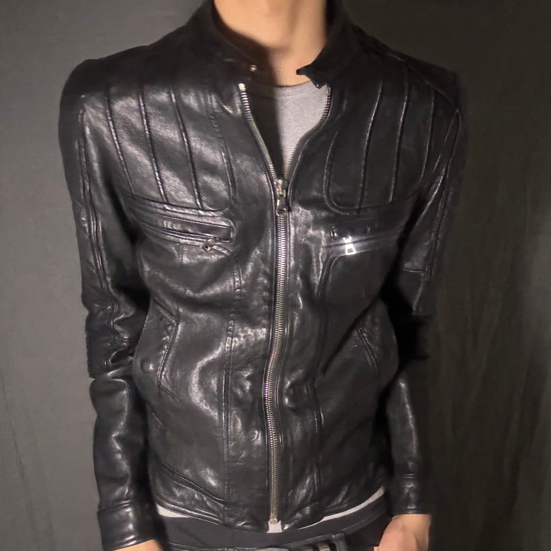 ltaly lamb skin leather jacket 상품이미지6