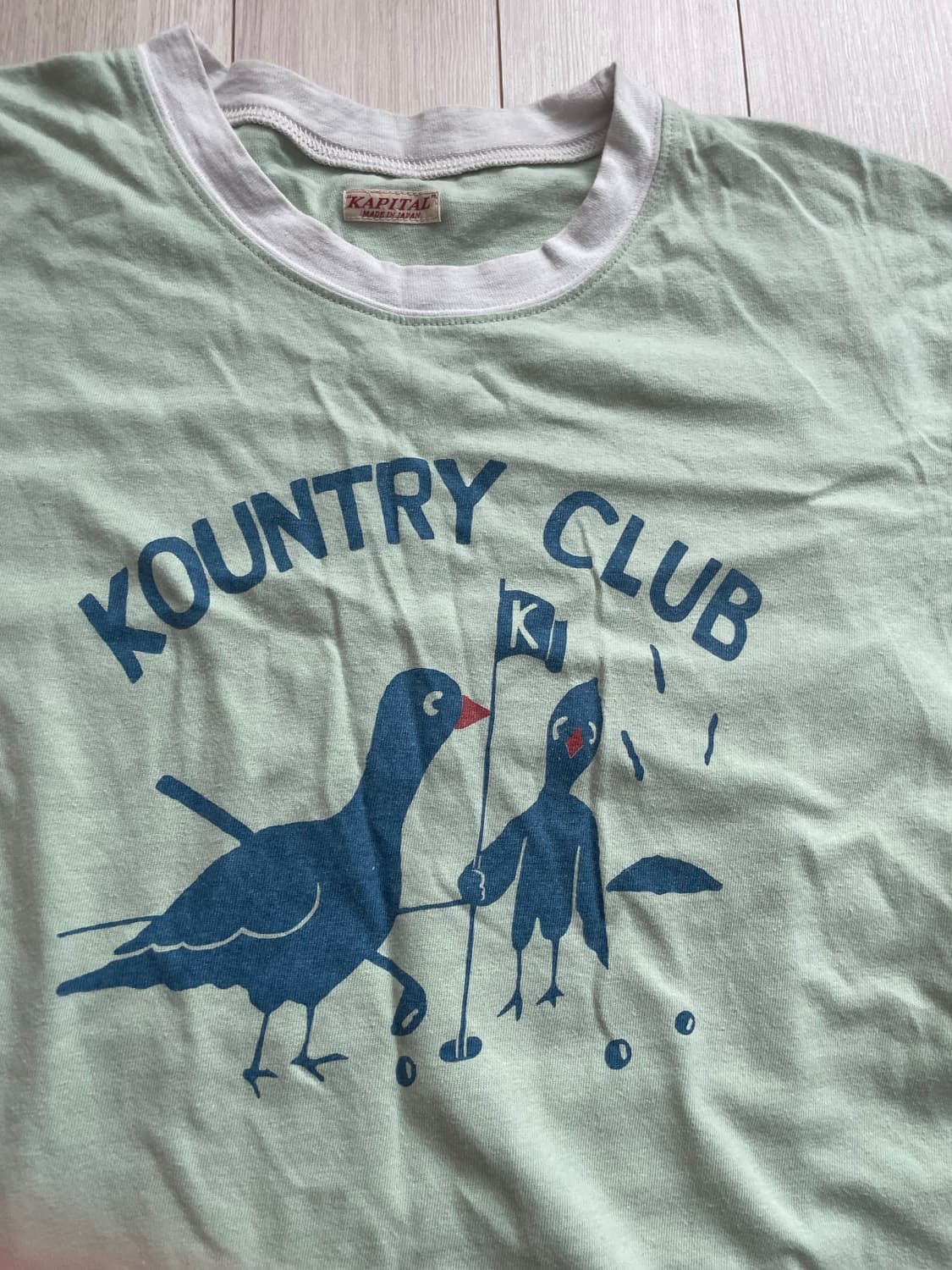 캐피탈 20 텐지쿠 링거 티셔츠 컨트리 클럽 Pt민트 상품이미지3
