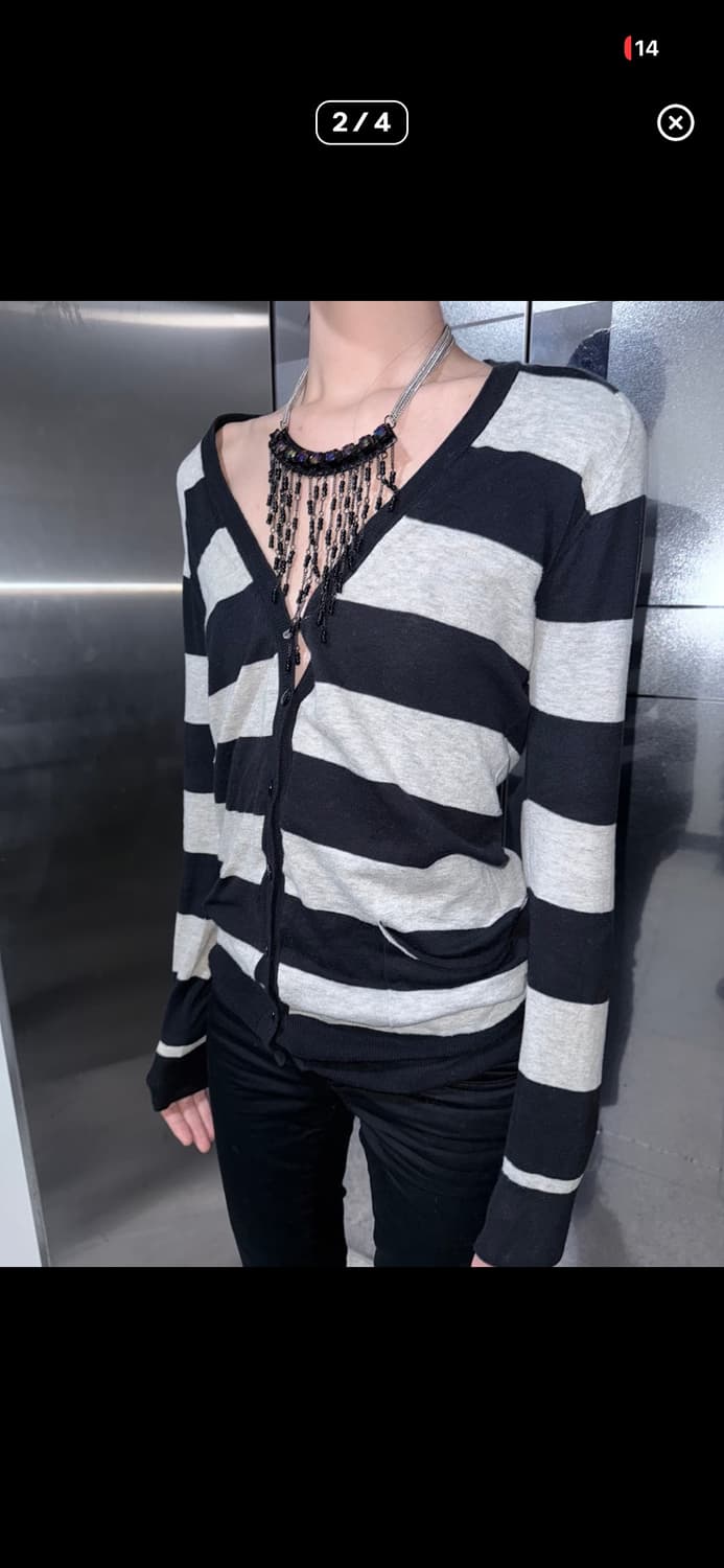 구해요)스트라이프가디건stripecardigan 상품이미지1