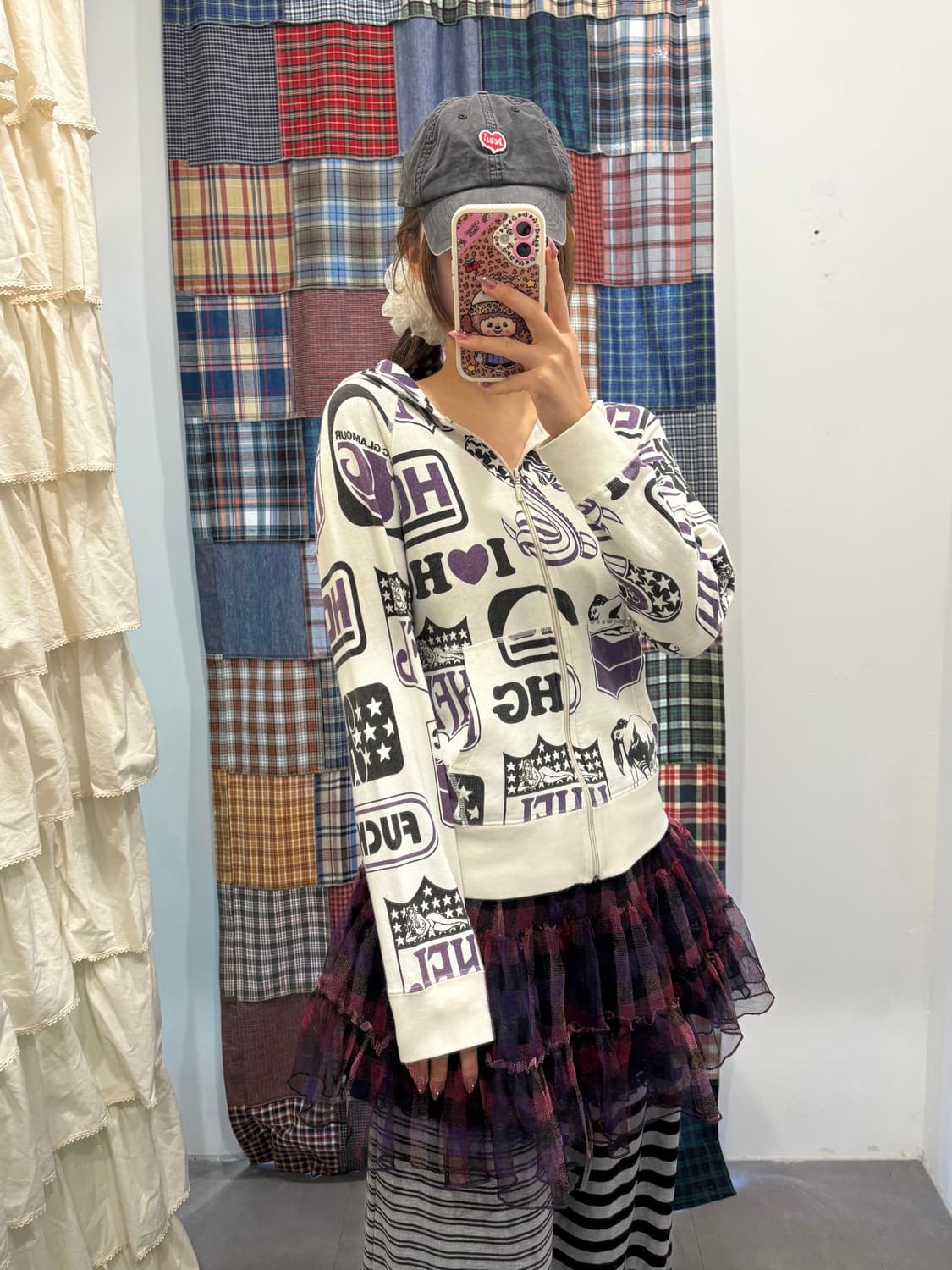 히스테릭글래머 아이러브 히스테릭 후드집업 상품이미지3