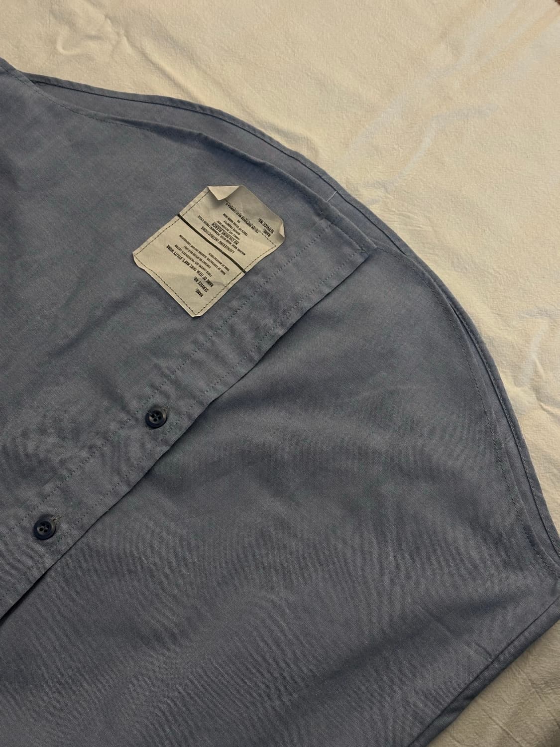 (데드스탁급) US NAVY 미해군 샴브레이 셔츠 상품이미지4