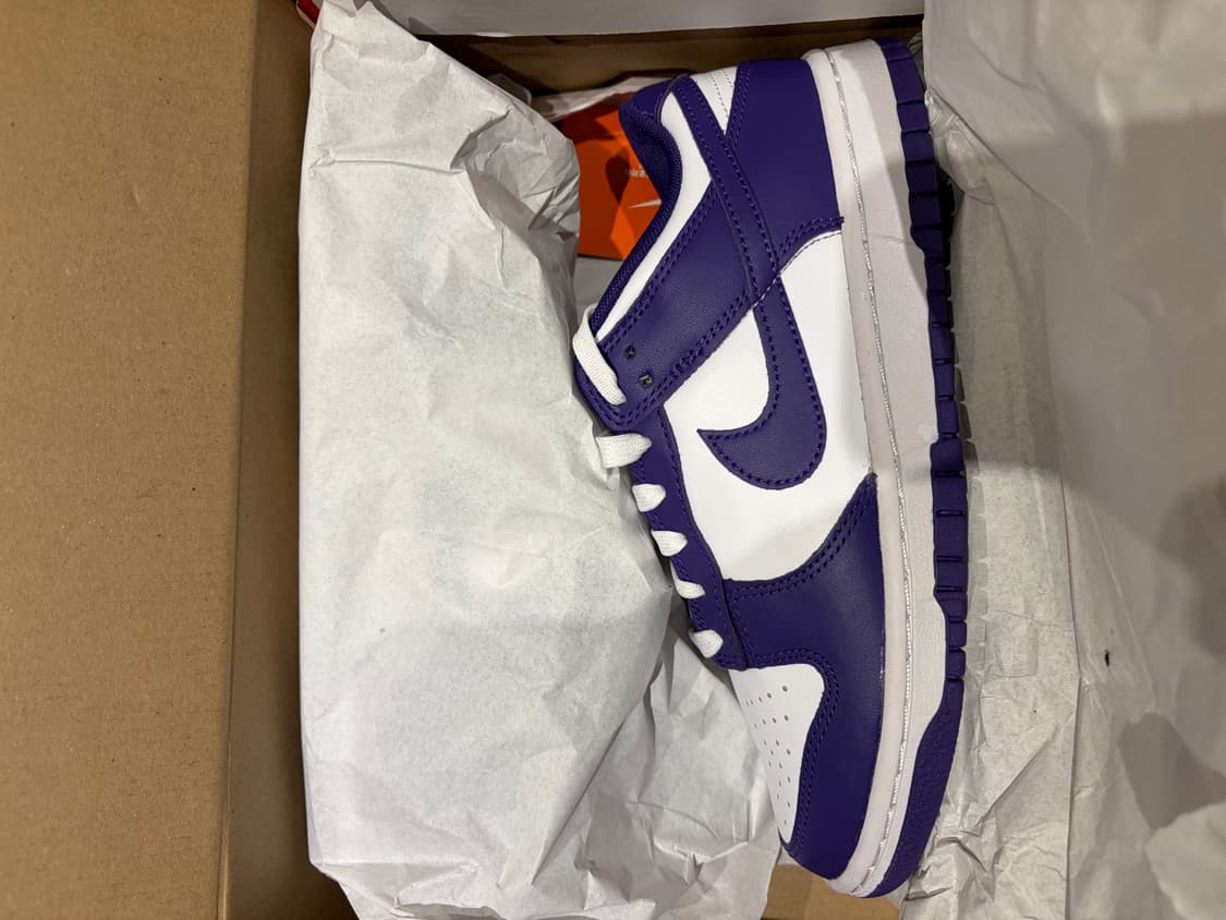 나이키 덩크 로우 레트로 챔피언쉽 코트 퍼플 상품이미지2