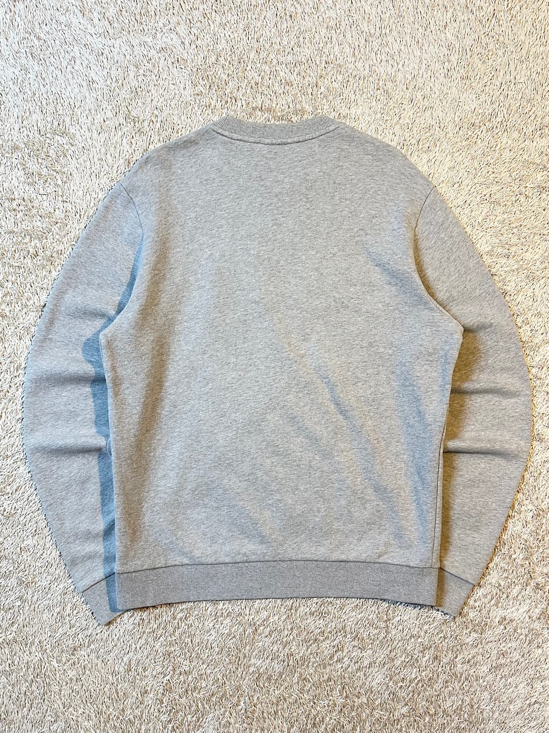 라코스테 LACOSTE 동일드방레 신형 빅로고 맨투맨 그레이 상품이미지3