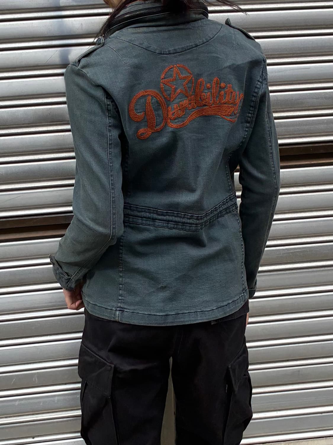 M)Young Storm Shop 빈티지 여성 데님 자켓 상품이미지2