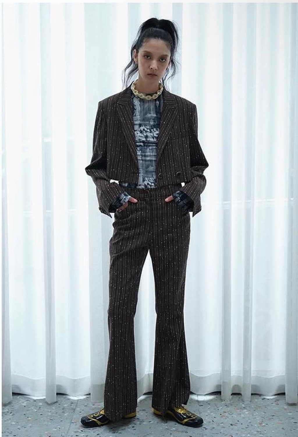 S/E/O 에스이오 크롭 울 블레이저(1) 상품이미지2