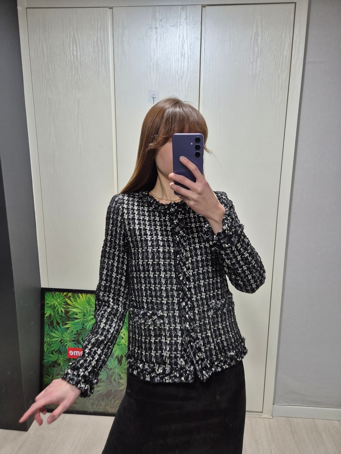 블랙레이디 트위드 자켓 상품이미지7