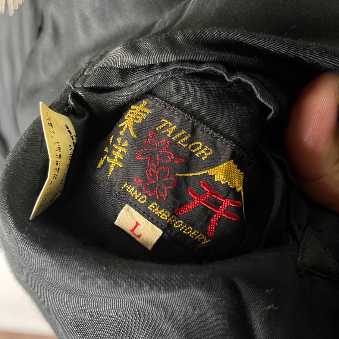 [Tailor Toyo] 테일러토요 리버시블 사틴 스카쟌 상품이미지6