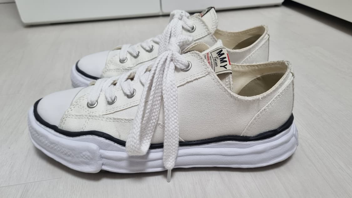 메종미하라야스히로 피터슨 OG솔 캔버스 로우 스니커즈 44 상품이미지9