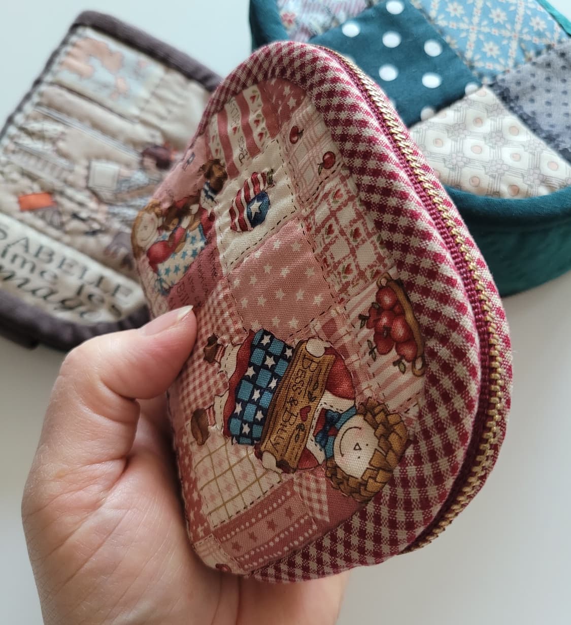 베스앤빌리퀼트지갑/카드지갑/핸드메이드/동전지갑/버즈파우치/아이팟파우치 상품이미지4