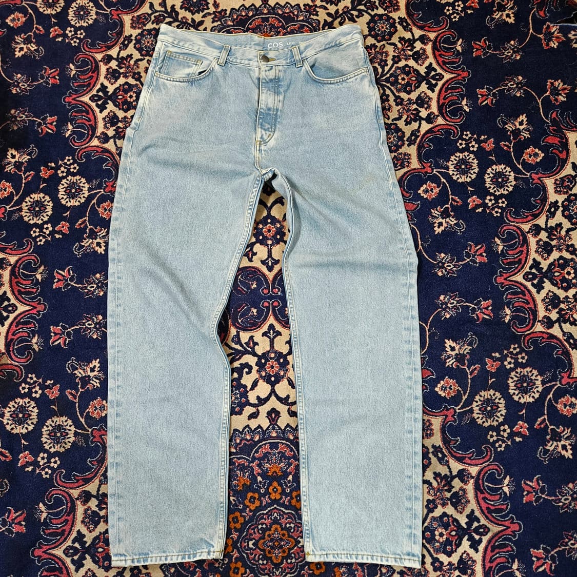 코스(COS) 라이트 블루 릴렉시드 데님 청바지 상품이미지1