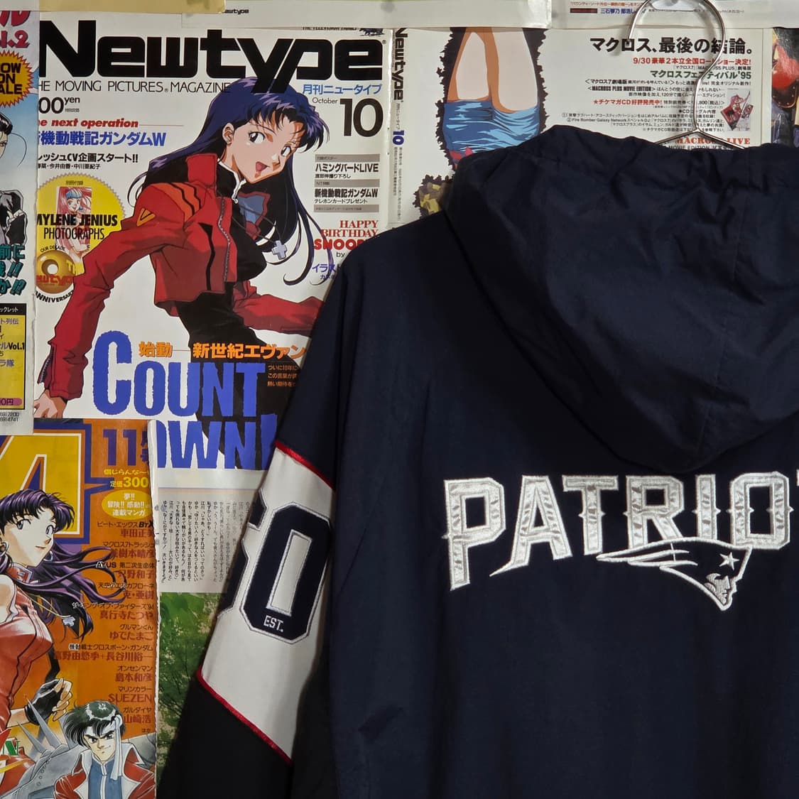 NFL 올드스쿨 후드 바람막이 자켓 상품이미지7