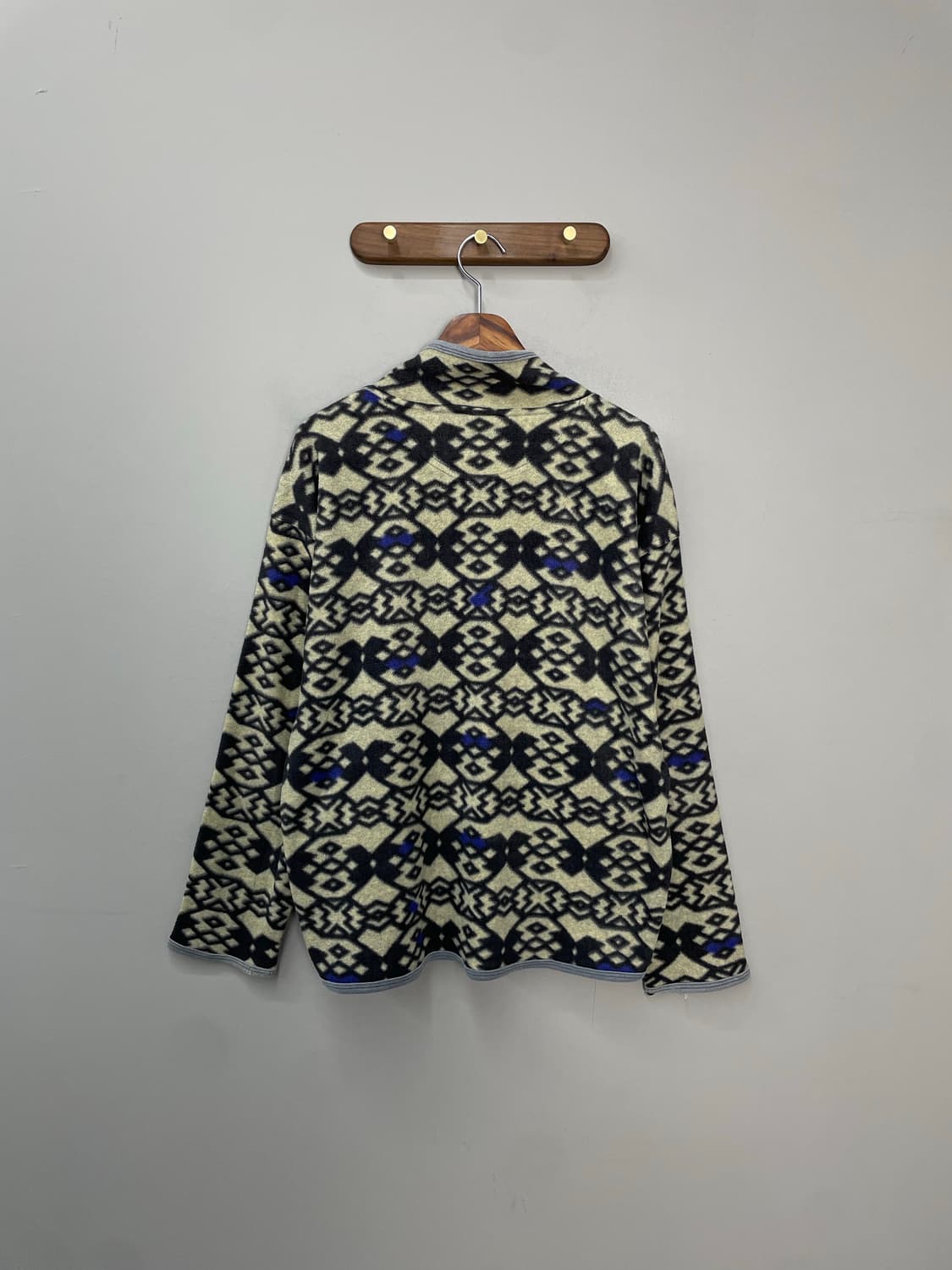 아디다스 에스닉 나바호 아즈텍 패턴 스냅 버튼 풀오버 플리스 H1567 상품이미지4