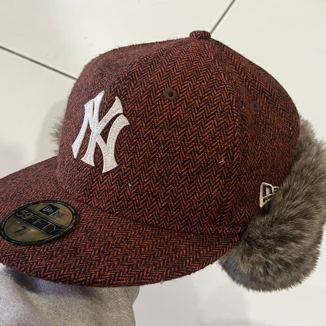 뉴에라 뉴욕 양키스 트래퍼 군밤모자 상품이미지4
