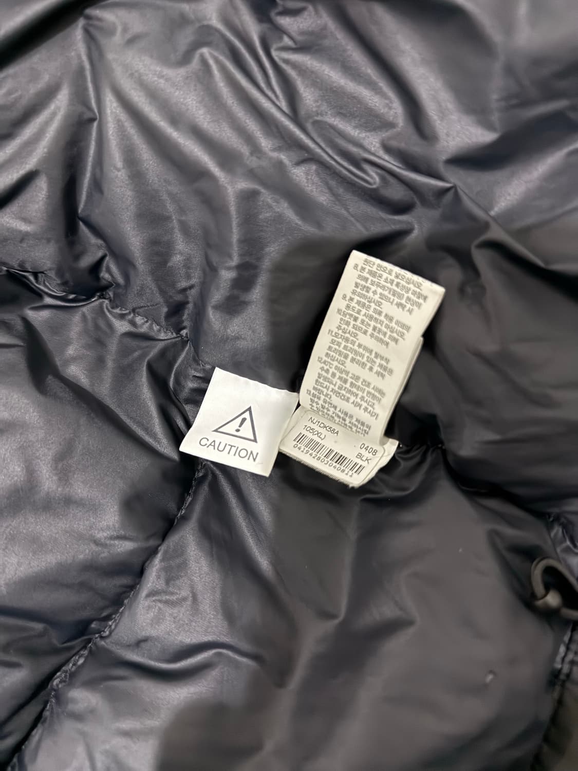 (XL/105) 노스페이스 눕시 1992 패딩 블랙 상품이미지5