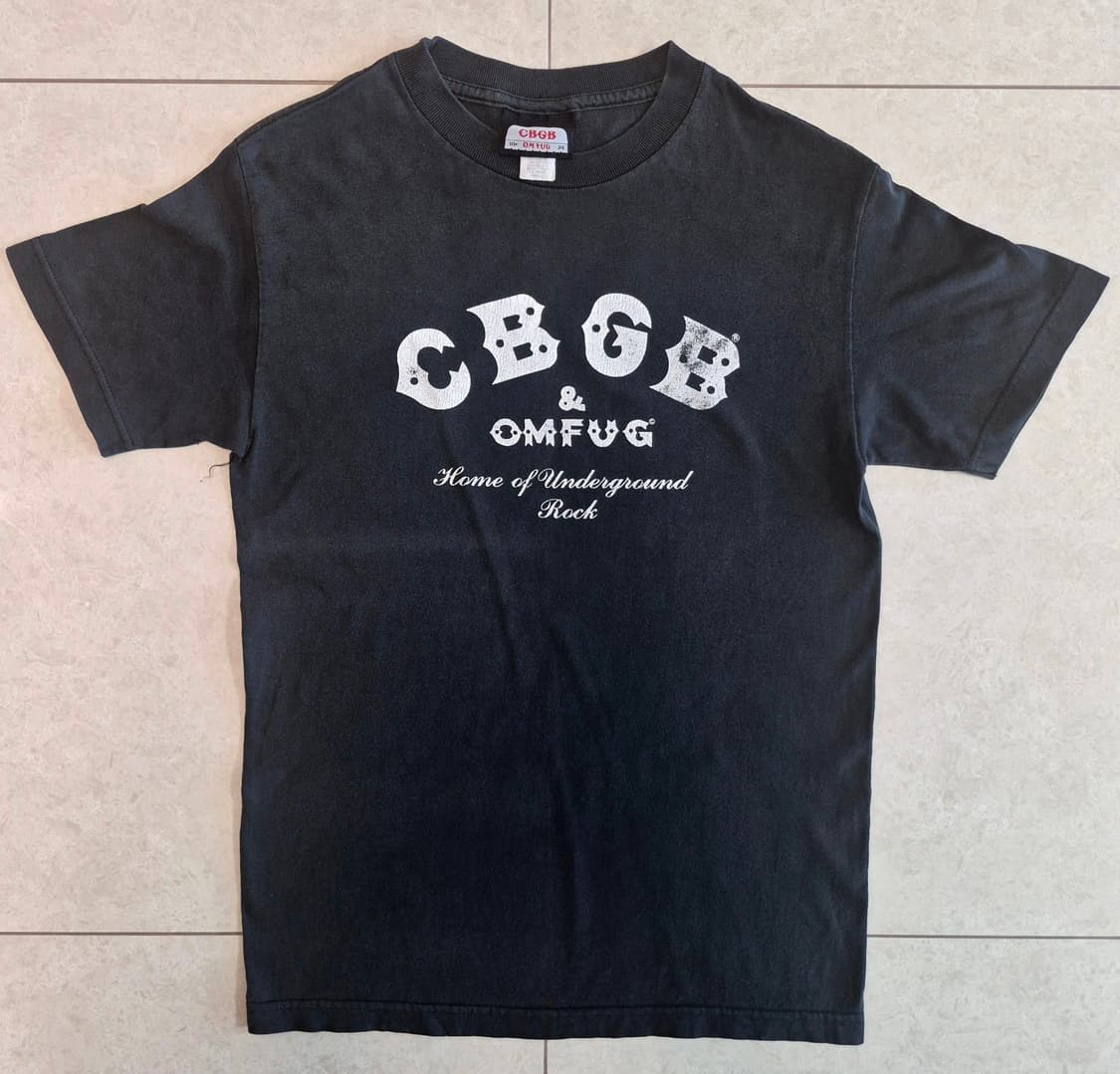 90's CBGB & OMFUG Vintage Tee (S) 상품이미지1