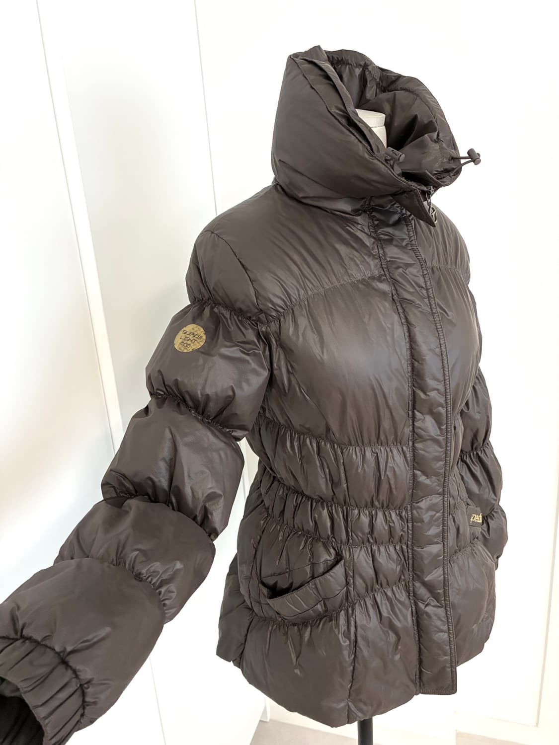 브라운 셔링 패딩 상품이미지5