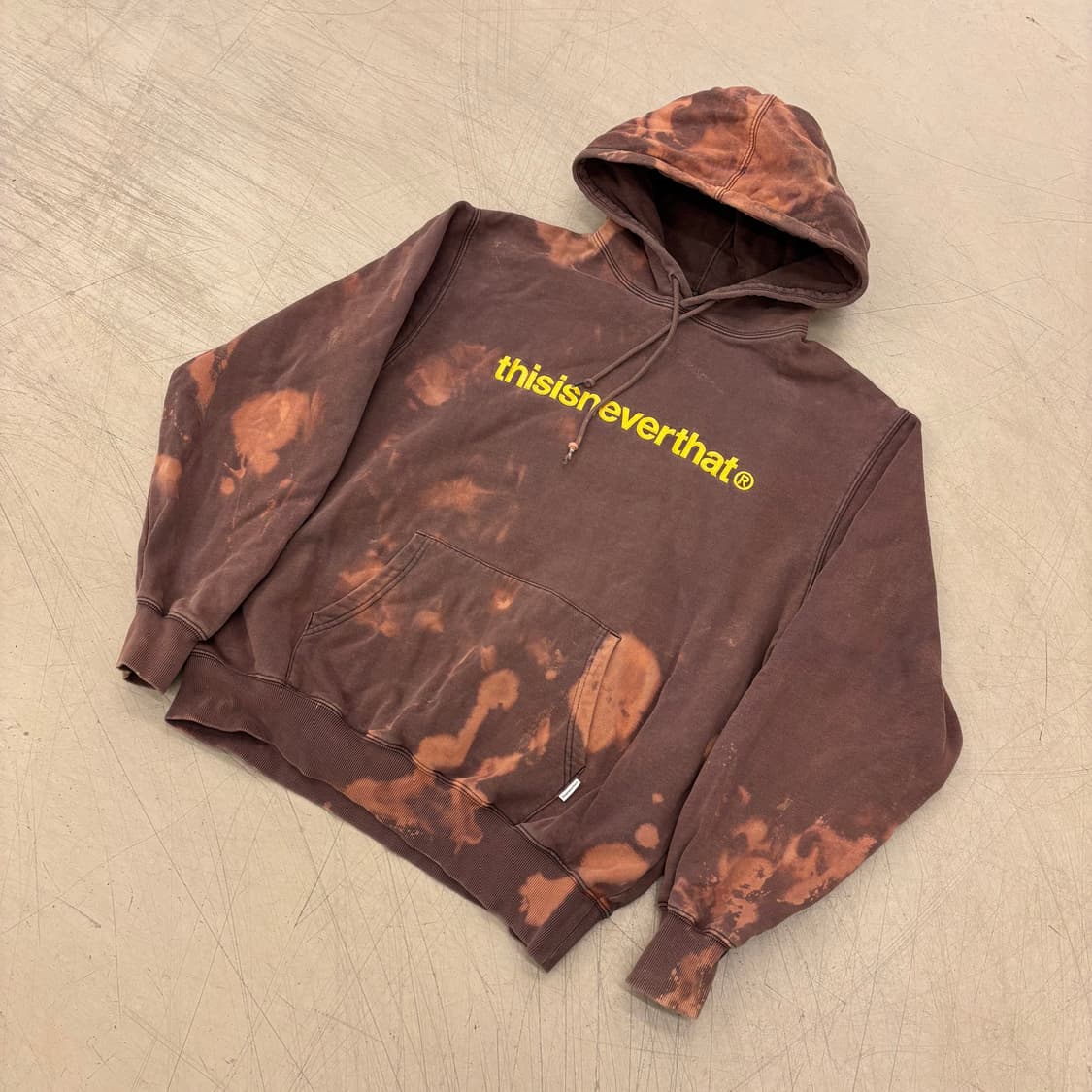 디스이즈네버댓 타이다이 빅로고 후드티 상품이미지1